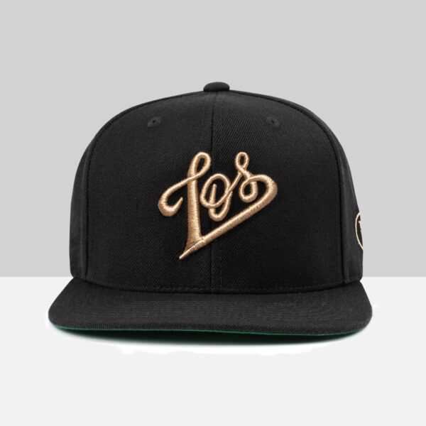 Los Black & Cali Gold Snapback